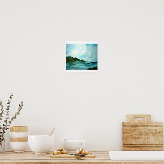 Ocean Shore Poster (Keuken)