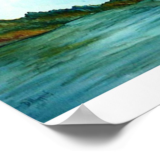 Ocean Shore Poster (Hoek)