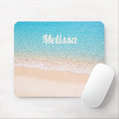 Ocean Shoreline Custom Name Muismat (Met muis)