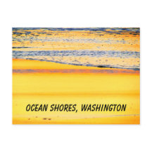 Ocean Shores, WA, Beach Sunset Photo