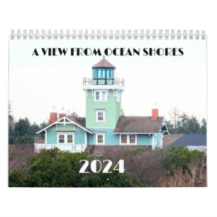 Ocean Shores, WA, Schilderachtig fotokalender Kalender