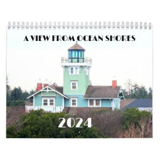 Ocean Shores, WA, Schilderachtig fotokalender Kalender