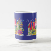 Ocean Siren: lang rood haar Koffiemok (Center)