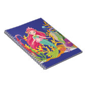 Ocean Siren: lang rood haar Notitieboek (Rechterzijde)