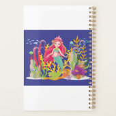 Ocean Siren: lang rood haar Planner (Achterkant)