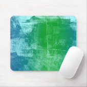 Ocean Sky Blue Green Abstract Muismat (Met muis)