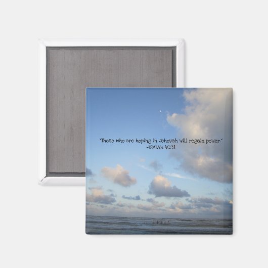 Ocean Sky-geschrift Magneet (Voorkant / Achterkant)