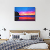 Ocean Sky Scape Olieverfschilderij Print verpakt (Insitu (Slaapkamer))
