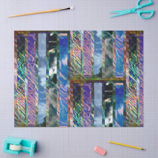 #OCEAN&SKY #THESURFINGMERMAID @ MAGHIE.ORG TISSUEPAPIER (Craft)