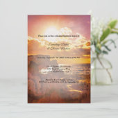 Ocean Sky Uitzicht Waterverf repetitie Kaart (Staand voorkant)