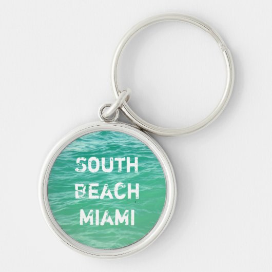 Ocean, South Beach Miami Sleutelhanger (Voorkant)