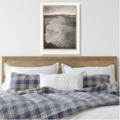 Ocean South van Cliff House Rocks Canvas Afdruk (Insitu (Slaapkamer))