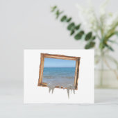 Ocean Spilling out of Afbeelding Lijst Briefkaart (Staand voorkant)