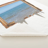 Ocean Spilling out of Afbeelding Lijst Sherpa Deken (3/4)