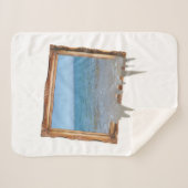 Ocean Spilling out of Afbeelding Lijst Sherpa Deken (Voorkant (horizontaal))