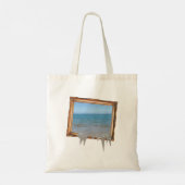 Ocean Spilling out of Afbeelding Lijst Tote Bag (Achterkant)