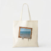 Ocean Spilling out of Afbeelding Lijst Tote Bag (Voorkant)