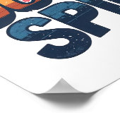 "Ocean Spirit" Retro Summer Graphic Poster (Hoek)