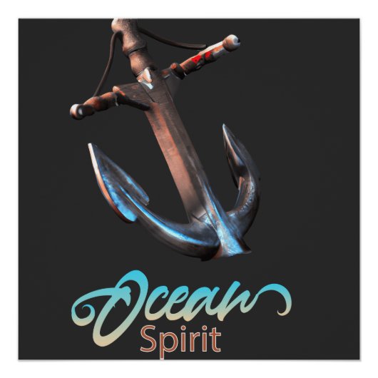 Ocean Spirit Sign Perfect Poster (Voorkant)