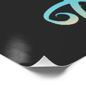 Ocean Spirit Sign Perfect Poster (Hoek)