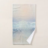 Ocean Splash in a Misty Golden Sunset Bad Handdoek (Handdoek)