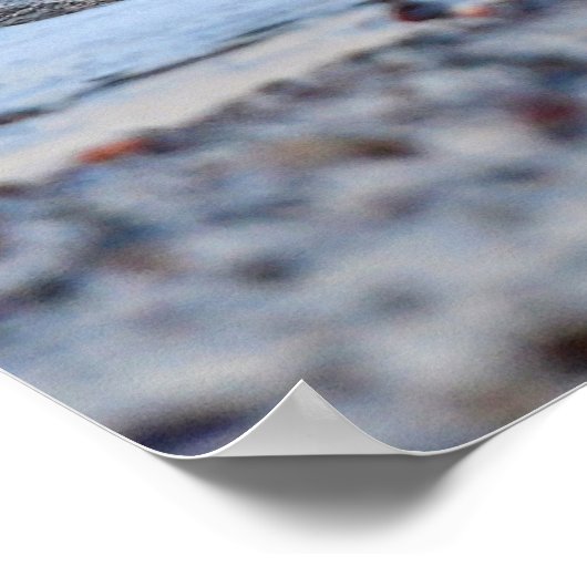 Ocean Splash-Waterverf Poster (Hoek)