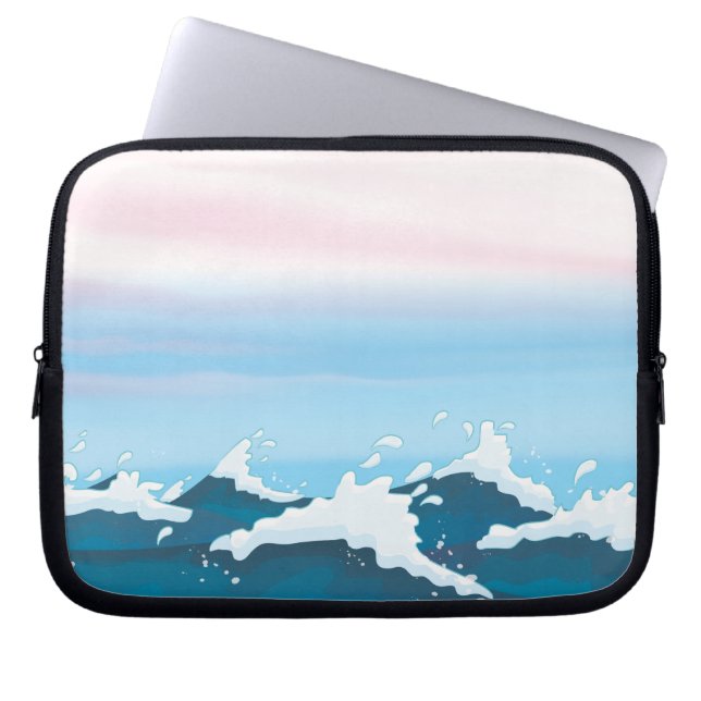 Ocean Spray Laptop Sleeve (Voorkant)