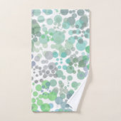 Ocean Spray Water Druppelt Waterverf Art Bad Handdoek (Handdoek)