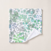 Ocean Spray Water Druppelt Waterverf Art Bad Handdoek (Wasdoekje)