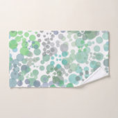 Ocean Spray Water Druppelt Waterverf Art Bad Handdoek (Handdoek)