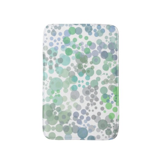 Ocean Spray Water Druppelt Waterverf Art Badmat (Voorkant Verticaal)