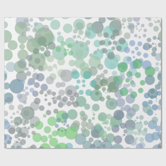 Ocean Spray Water Druppelt Waterverf Art Cadeaupapier (Vlak)