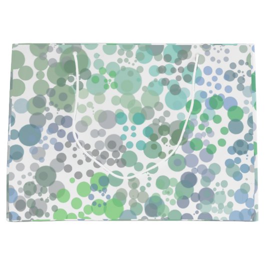 Ocean Spray Water Druppelt Waterverf Art Groot Cadeauzakje (Voorkant)