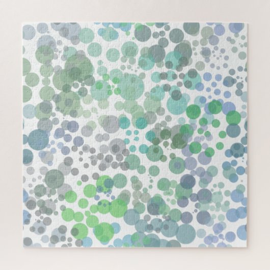 Ocean Spray Water Druppelt Waterverf Art Legpuzzel (Verticaal)