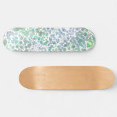 Ocean Spray Water Druppelt Waterverf Art Persoonlijk Skateboard (Horizontaal)