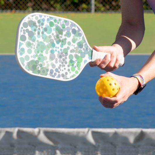 Ocean Spray Water Druppelt Waterverf Art Pickleball Paddle (Insitu)