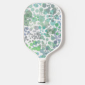 Ocean Spray Water Druppelt Waterverf Art Pickleball Paddle (Achterkant)