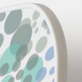 Ocean Spray Water Druppelt Waterverf Art Pickleball Paddle (Links Detail)