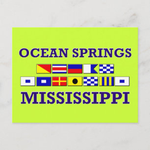 Ocean Springs Briefkaart