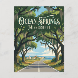 Ocean Springs Mississippi Briefkaart