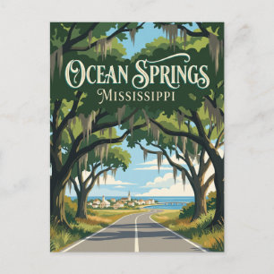 Ocean Springs Mississippi Briefkaart