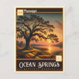 Ocean Springs, Mississippi | Briefkaart