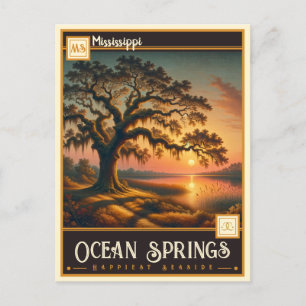 Ocean Springs, Mississippi Briefkaart