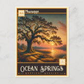 Ocean Springs, Mississippi |  Briefkaart (Voorkant)