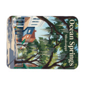 Ocean Springs Mississippi Magneet (Horizontaal)
