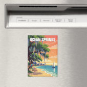 Ocean Springs Mississippi Reizen Magneet (Insitu (Vaatwasser))