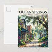 Ocean Springs VS Briefkaart (Voorkant / Achterkant)