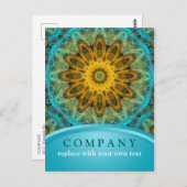 Ocean Star Mandala Briefkaart (Voorkant / Achterkant)