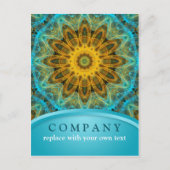 Ocean Star Mandala Briefkaart (Voorkant)