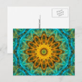 Ocean Star Mandala Briefkaart (Voorkant / Achterkant)